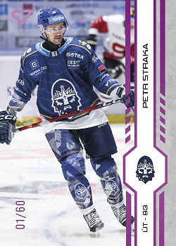 Petr Straka Kladno Tipsport ELH 2024/25 SportZoo 2. serie Purple Iceberg /60 #360